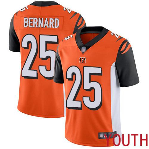 Cincinnati Bengals Limited Orange Youth Giovani Bernard Alternate Jersey NFL Footballl 25 Vapor Untouchable
